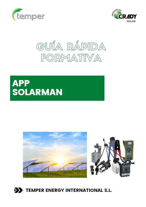 Guía técnica de la aplicación Solarman para la gestión y monitorización de los sistemas fotovoltaicos